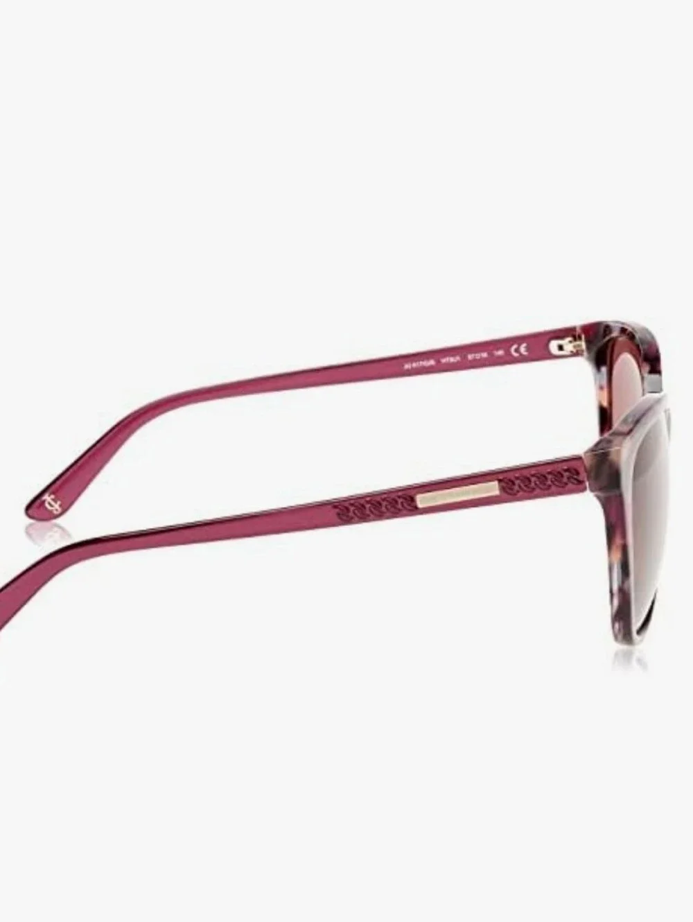 Juicy Couture Cat Eye Sunglasses Pink Tortoise Gradient Lenses NWOT